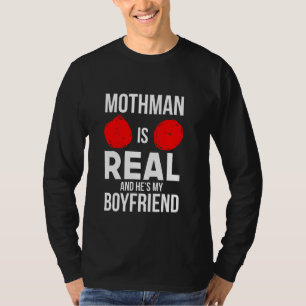 T-shirt Amusant Halloween Mothman est réel Il est mon peti