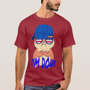 T-shirt Amusant Hamster en colère fait