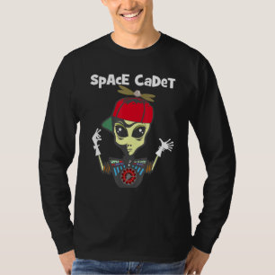 T-shirt Amusant Hip hop Alien Sarcastic Space Head Hipster