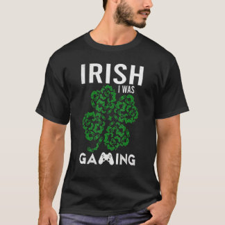T-shirt Amusant Irlandais J'Étais Joueurs Irlande Saint Pa