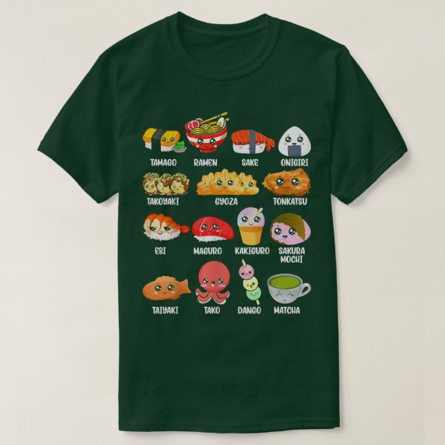 T-shirt Amusant Japonais Asiatique Ventilateur de nourritu (Design devant)