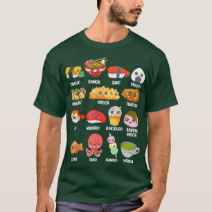 T-shirt Amusant Japonais Asiatique Ventilateur de nourritu