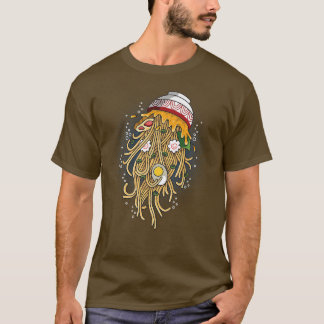 T-shirt Amusant Japonais Ramen nouilles Soupe Cute Bowl As