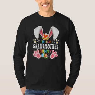 T-shirt Amusant Je suis La Grand-Mère Bunny Matching Famil
