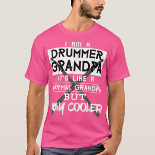 T-shirt Amusant Je suis un batteur grand-père Fête des pèr