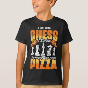T-shirt Amusant Jeu De Planche Pour Une Pizza Lover Ches
