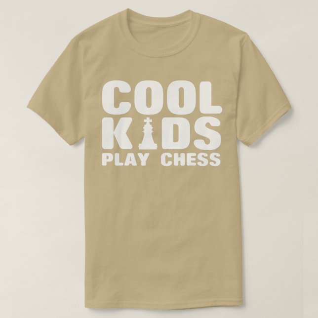 T-shirt Amusant jeu d'échecs Cool enfants Jouer jeu d'éche (Design devant)