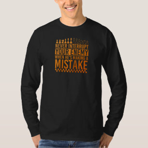 T-shirt Amusant jeu d'échecs Grand maître d'échecs Jeu de