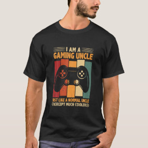 T-shirt Amusant Jeu Oncle Cadeau Vidéo Lover Pour Hommes W