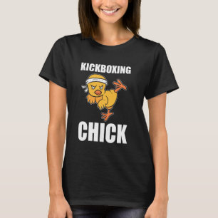 T-shirt Amusant Kickboxing Chick Kickboxing Instructor