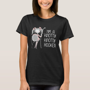 T-shirt Amusant Knitter Crafting Tricot Louveur de fils