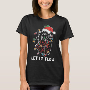 T-shirt Amusant Laisser Flow Anatomie Coeur Cardiaque Infi
