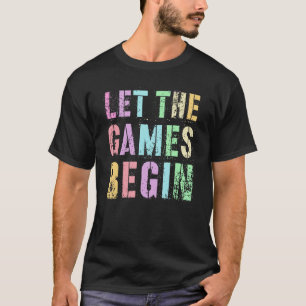 T-shirt Amusant LAISSER LES JEUX COMMENCER Field Day Staff