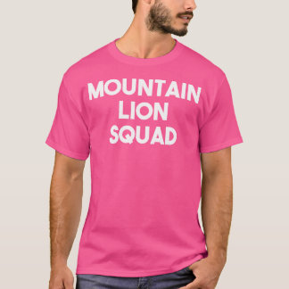 T-shirt Amusant Lion de Montagne