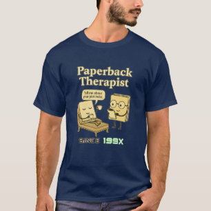 T-Shirt Amusant Livre   Humour littéraire rétro