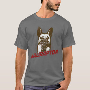 T-shirt Amusant Maliraptor Belge Malinois Pour Maligator D