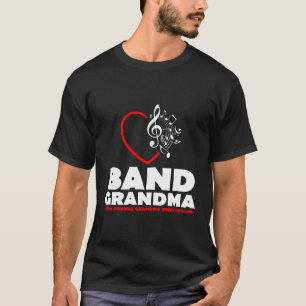 T-shirt Amusant Marching Band Grandma Music Lover Percussi