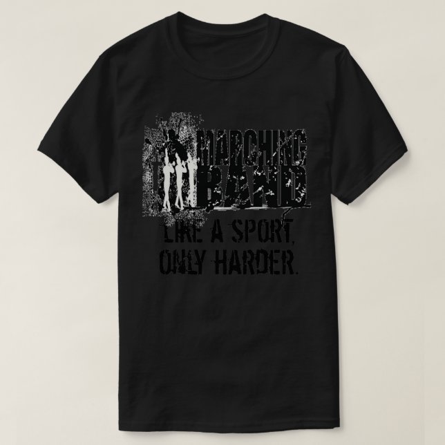 T-shirt Amusant Marching Band Shirt Marching Band Cadeaux  (Design devant)