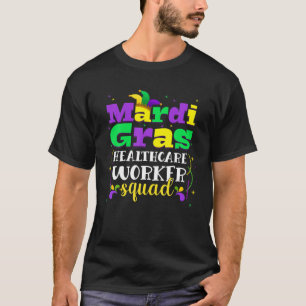 T-shirt Amusant Mardi Gras Carnival Travailleur de santé