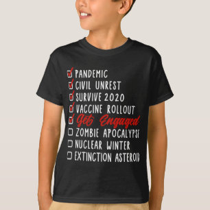 T-shirt Amusant mariage Fiançailles Mariage Couples Cadeau