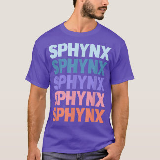 T-shirt Amusant Moderne Répétition Tet Design Sphyn