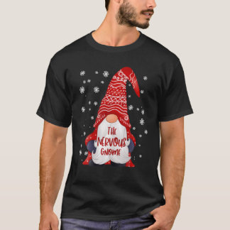 T-shirt Amusant Nervous Gnome Famille Correspondant Cadeau