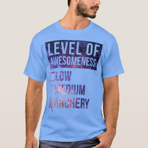 T-shirt Amusant Niveau De Compréhension Faible Archer De T