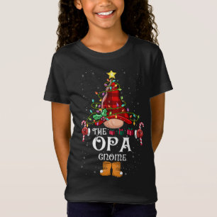 T-Shirt Amusant Opa Gnome Noël Gnome Matching Family Gr