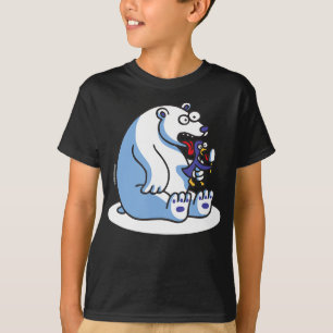 T-shirt Amusant Ours Polaire Penguin Amoureux des animaux