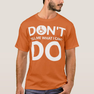 T-shirt Amusant Paraplégique Handicap En Fauteuil Roulant 