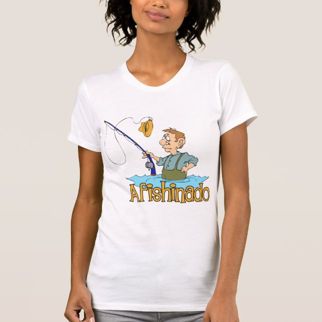 T-shirt Amusant pêche afishinado (Devant)