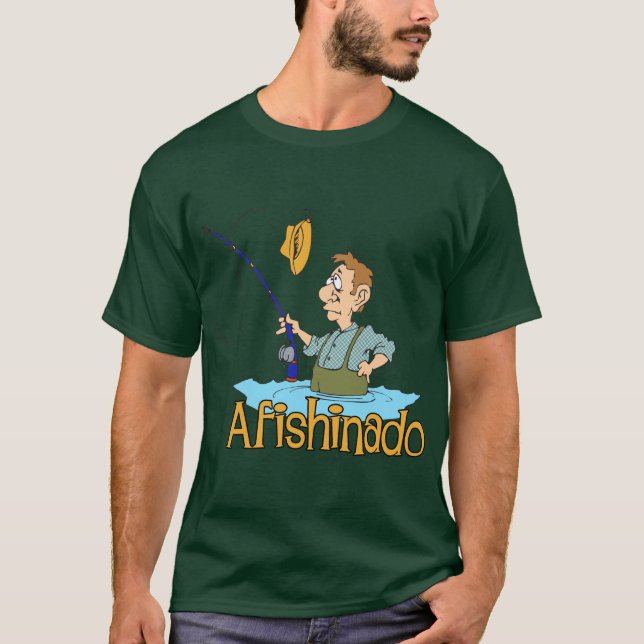 T-shirt Amusant pêche afishinado (Devant)