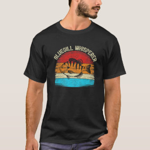 T-shirt Amusant Pêcheur Vintage Retro Bluegill Whisper
