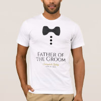 Amusant Père de la chambre noire Cravate Mariage T