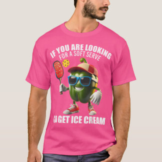 T-shirt Amusant Pickleball Design Funny Pepper Paddleball