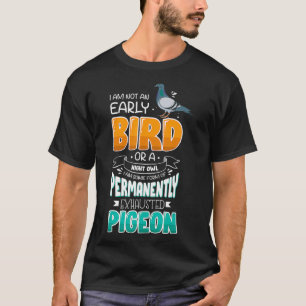 T-shirt Amusant Pigeon Conception pour Oiseau Amateur