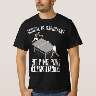T-shirt Amusant Ping Pong Lecteur Table Tennis Cadeau  