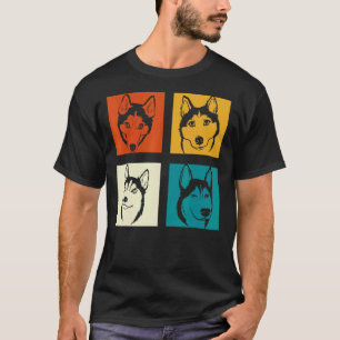 T-shirt Amusant Pop Art Animal Amateur de Chien Éleveur de