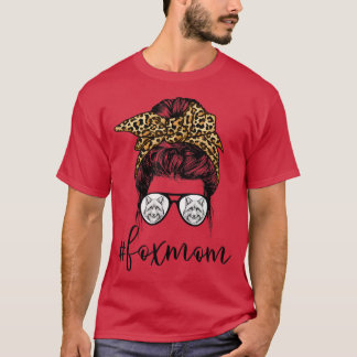 T-shirt Amusant Pour Maman Vie Messeuse Bun Mama Fo Lover