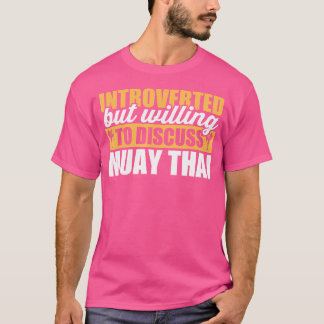 T-shirt Amusant Présenté Mais Prêt À Discuter De Beaucoup