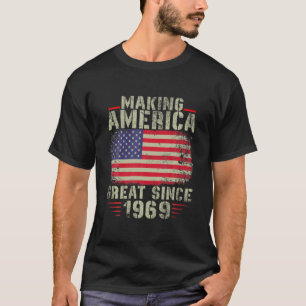 T-shirt Amusant Rendre l'Amérique grande depuis 1969 Desig