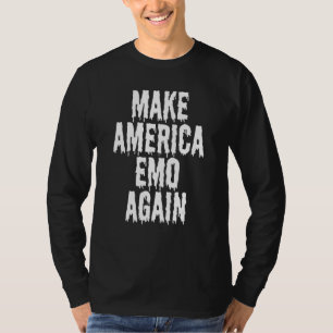 T-shirt Amusant Retraité Emo Kid Sad Music Goth Punk Scène