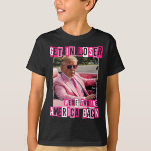 T-shirt Amusant Se Faire Perdre Nous Prenons L'Amérique By