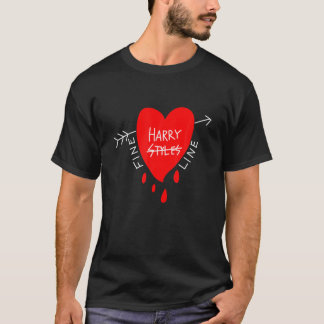 T-shirt Amusant-Simple-Ligne-Coeur-Fins-Dons-Tissus-Pour-F