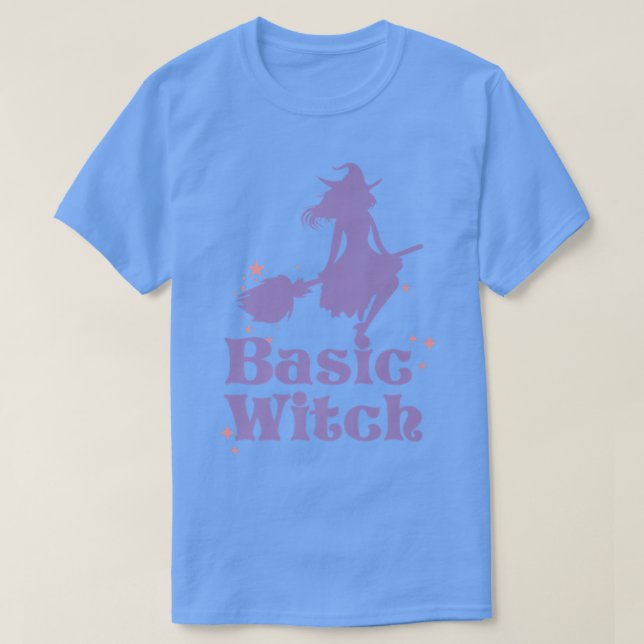 T-shirt Amusant simple sorcière Costume de fête d'Hallowee (Design devant)