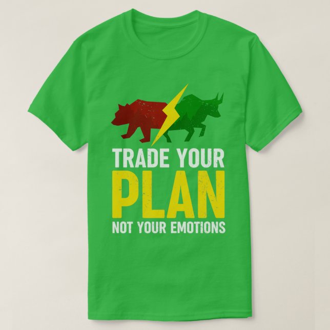 T-shirt Amusant Stock Trader Design 7 (Design devant)