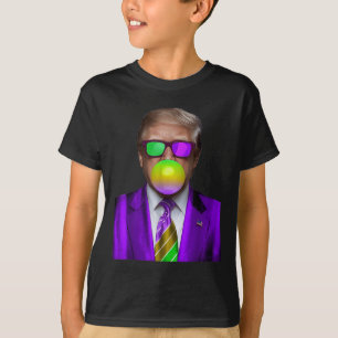 T-shirt Amusant Trump bulle de la gomme Chemise Trump Mard
