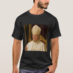 T-shirt Amusant Trump Pope mème Gear Républ catholique du 