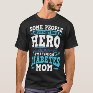 T-shirt Amusant Type 1 Diabète T1D Sensibilisation à la di