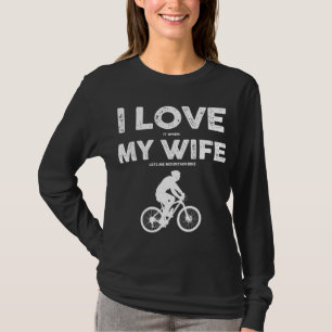T-shirt Amusant Vélo De Montagne Conception Pour Hommes Pa